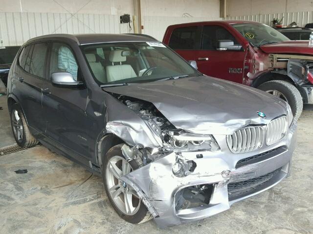 5UXWX7C55E0E78123 - 2014 BMW X3 SILVER photo 1