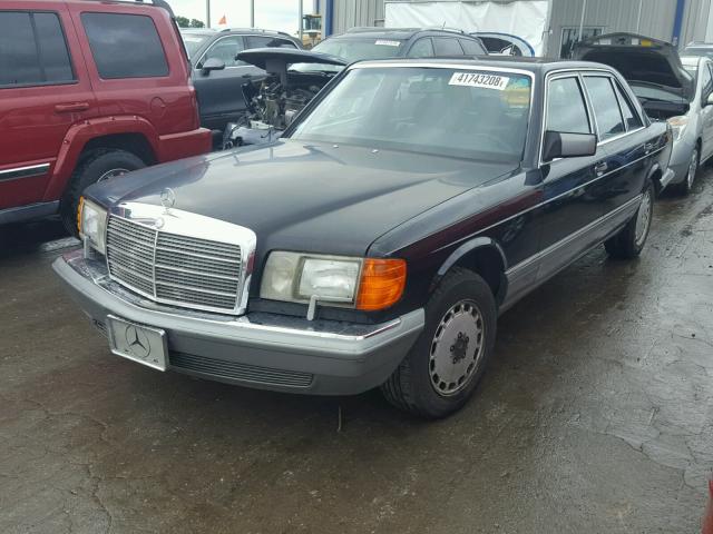 WDBCA35DXGA251828 - 1986 MERCEDES-BENZ 420 SEL BLACK photo 2