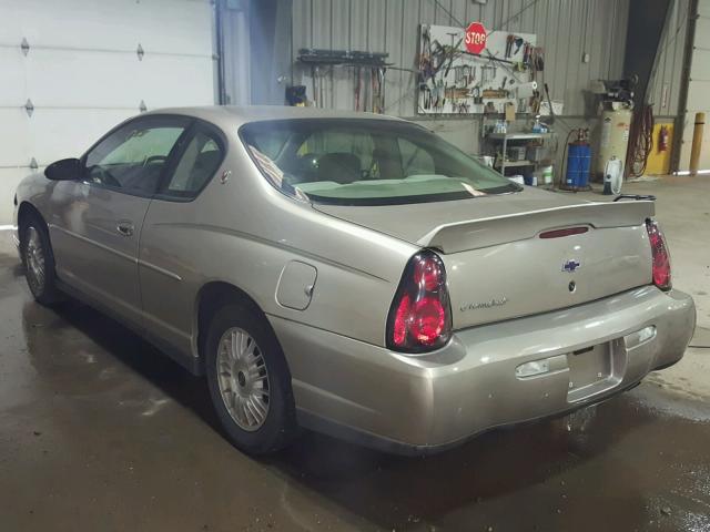 2G1WW12E529145737 - 2002 CHEVROLET MONTE CARL 棕色 照片 3