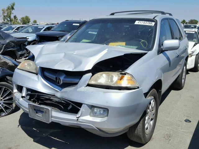 2HNYD18814H523434 - 2004 ACURA MDX TOURIN SILVER photo 2