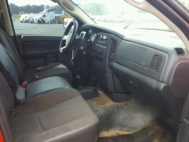 3D7KU28D84G123083 - 2004 DODGE RAM 2500 S RED photo 5