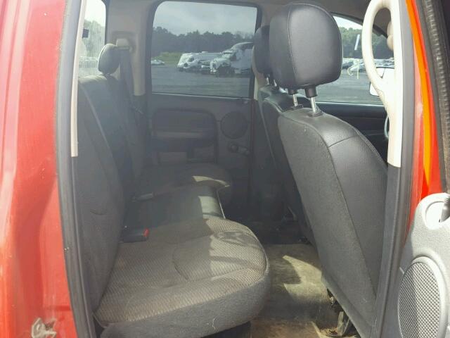 3D7KU28D84G123083 - 2004 DODGE RAM 2500 S RED photo 6