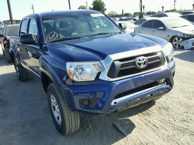 5TFJX4GN0FX040054 - 2015 TOYOTA TACOMA DOU BLUE photo 1