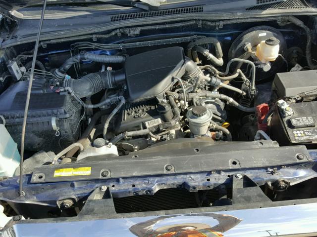 5TFJX4GN0FX040054 - 2015 TOYOTA TACOMA DOU BLUE photo 7