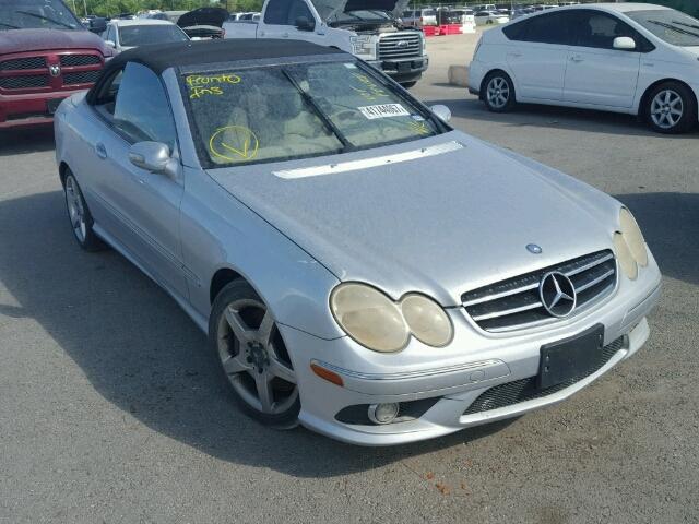 WDBTK75G96T071080 - 2006 MERCEDES-BENZ CLK 500 SILVER photo 1