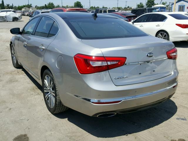 KNALN4D78E5128944 - 2014 KIA CADENZA PR SILVER photo 3