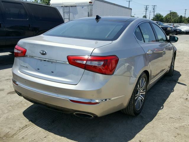 KNALN4D78E5128944 - 2014 KIA CADENZA PR SILVER photo 4