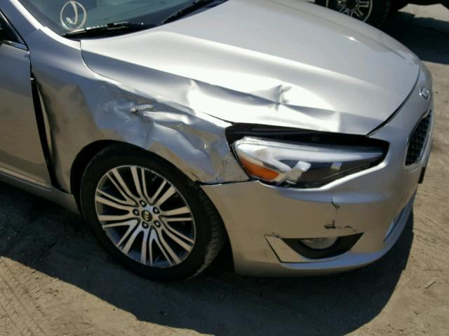 KNALN4D78E5128944 - 2014 KIA CADENZA PR SILVER photo 9