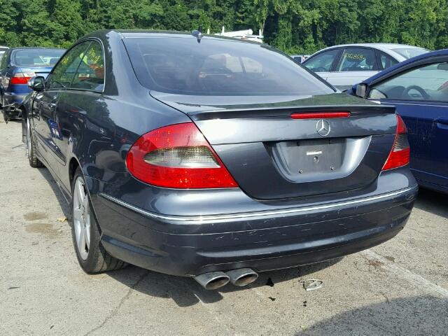 WDBTJ56HX9F268079 - 2009 MERCEDES-BENZ CLK 350 GRAY photo 3