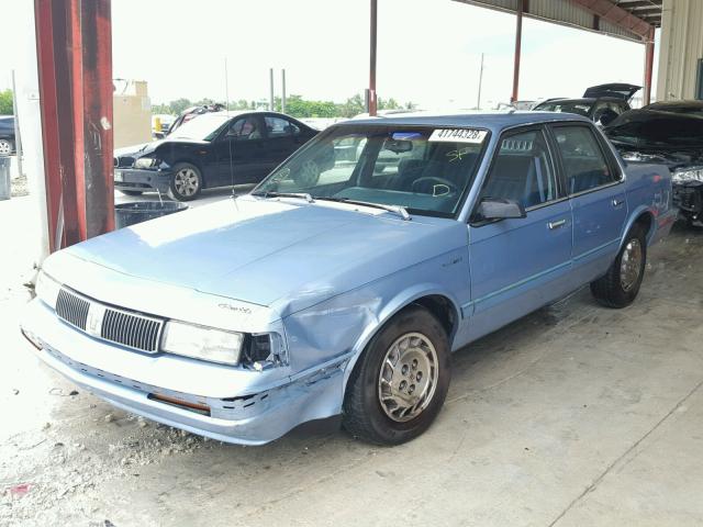 1G3AG55N5P6428770 - 1993 OLDSMOBILE CUTLASS CI ლურჯი ფოტო 2