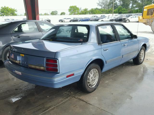 1G3AG55N5P6428770 - 1993 OLDSMOBILE CUTLASS CI ლურჯი ფოტო 4