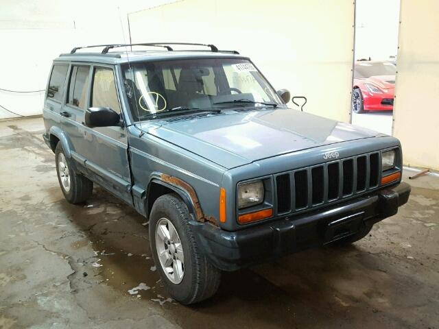 1J4FJ78S9VL589023 - 1997 JEEP CHEROKEE C GRAY photo 1