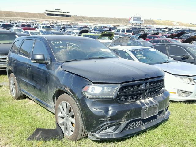 1C4SDHCT3EC476587 - 2014 DODGE DURANGO BLACK photo 1