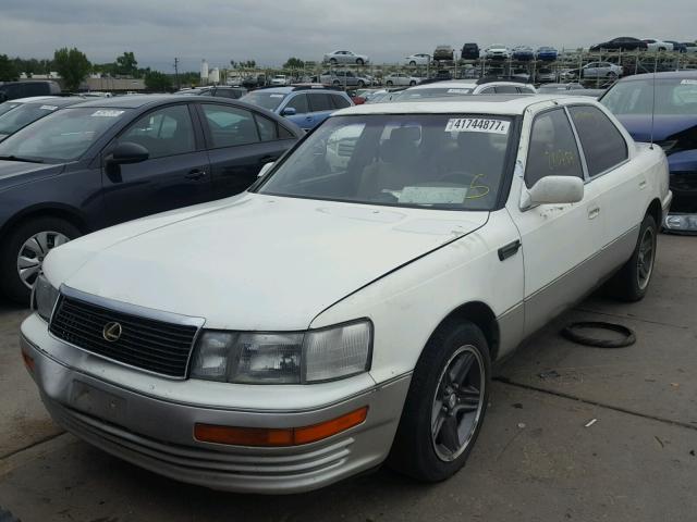 JT8UF11E6N0103770 - 1992 LEXUS LS 400 WHITE photo 2