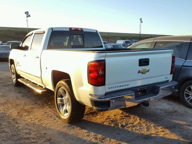 3GCUKSEC0EG219926 - 2014 CHEVROLET SILVERADO WHITE photo 3