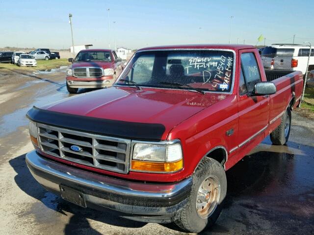 1FTEF15N4RLA88626 - 1994 FORD F150 RED photo 2