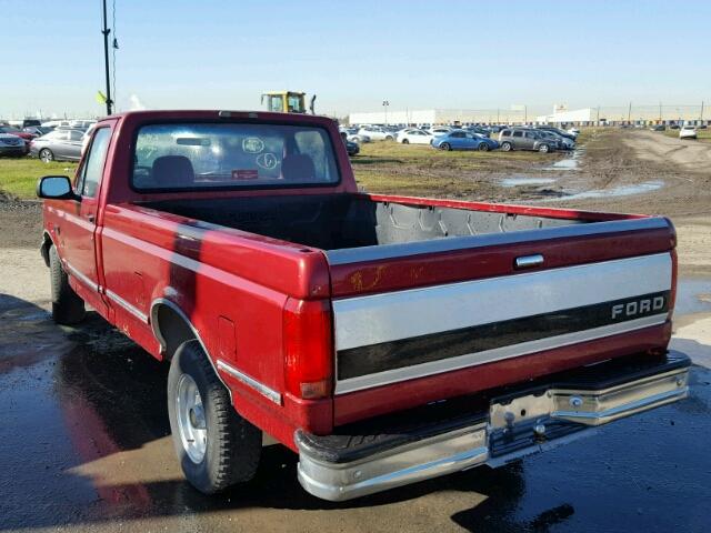 1FTEF15N4RLA88626 - 1994 FORD F150 Կարմիր լուսանկար 3