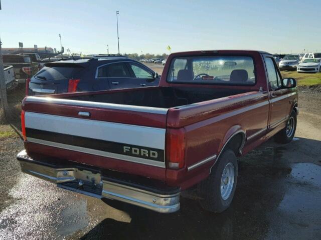 1FTEF15N4RLA88626 - 1994 FORD F150 Կարմիր լուսանկար 4
