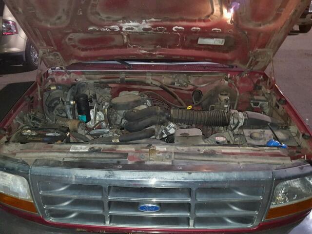 1FTEF15N4RLA88626 - 1994 FORD F150 RED photo 7