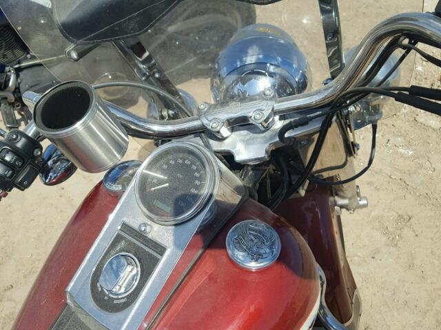 1HD1JFB196Y031296 - 2006 HARLEY-DAVIDSON FLSTI RED photo 8