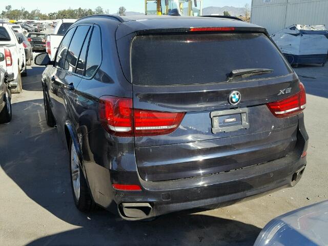 5UXKR6C59G0J80127 - 2016 BMW X5 XDRIVE5 BLACK photo 3