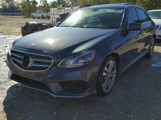 WDDHF5KB6EA805103 - 2014 MERCEDES-BENZ E 350 GRAY photo 2