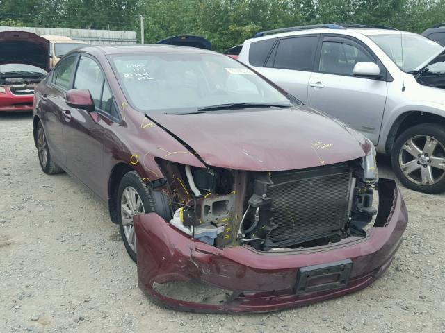 19XFB2F94CE335036 - 2012 HONDA CIVIC EXL 栗色 照片 1