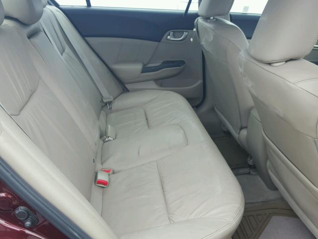 19XFB2F94CE335036 - 2012 HONDA CIVIC EXL 栗色 照片 6