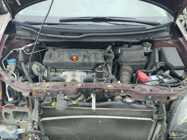 19XFB2F94CE335036 - 2012 HONDA CIVIC EXL 栗色 照片 7