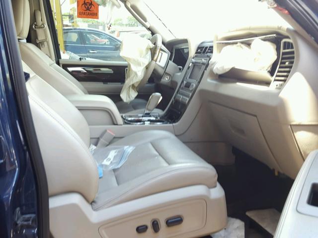 5LMJJ2H56AEJ11131 - 2010 LINCOLN NAVIGATOR BLUE photo 5