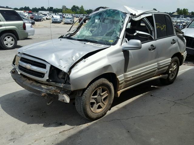 2CNBE6345C6911265 - 2003 CHEVROLET TRACKER LT GRAY photo 2