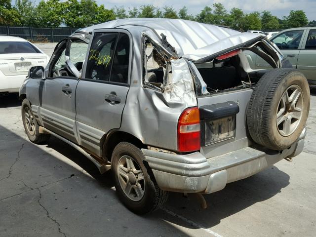 2CNBE6345C6911265 - 2003 CHEVROLET TRACKER LT GRAY photo 3