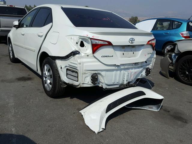 5YFBPRHE9FP289743 - 2015 TOYOTA COROLLA EC 白色 照片 3