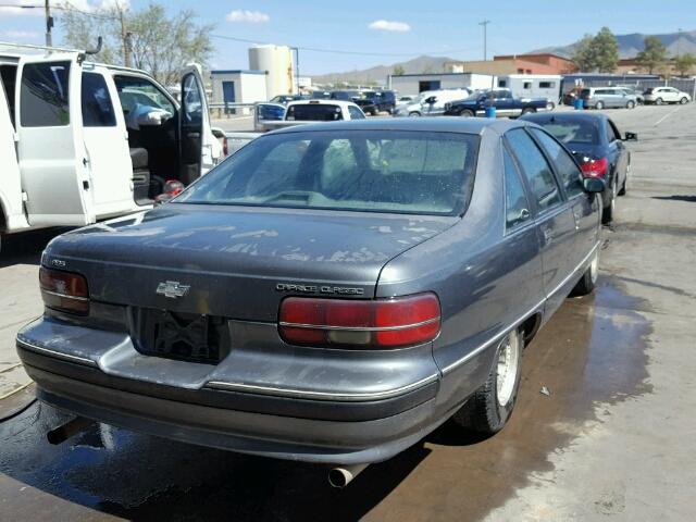 1G1BN53E1MR100391 - 1991 CHEVROLET CAPRICE CL 灰色 照片 4