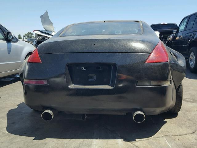 JN1AZ34D34T152290 - 2004 NISSAN 350Z COUPE BLACK photo 6