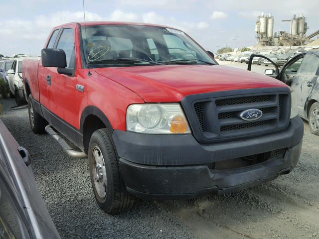 1FTRX12WX5NB31683 - 2005 FORD F150 RED photo 1