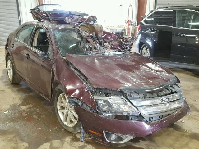 3FAHP0JAXCR434507 - 2012 FORD FUSION SEL MAROON photo 1