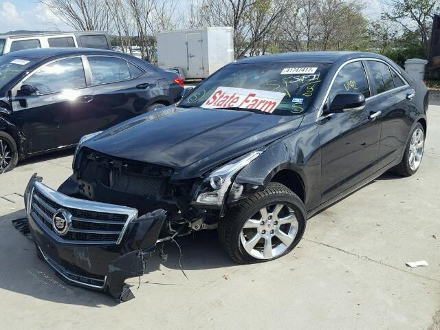 1G6AB5RX0D0169424 - 2013 CADILLAC ATS BLACK photo 2