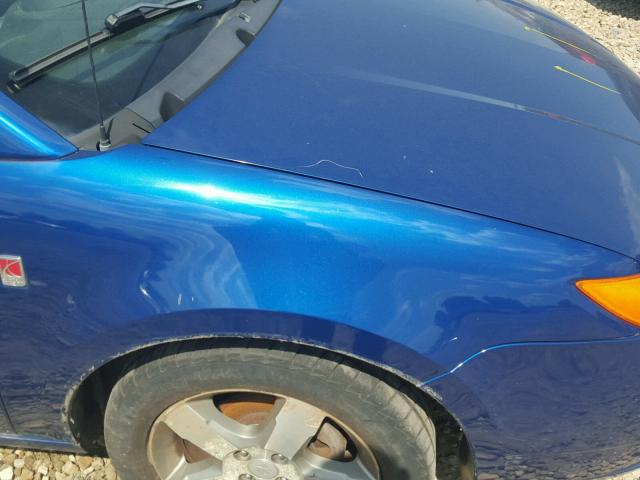 1G8AW15F66Z104075 - 2006 SATURN ION LEVEL BLUE photo 9