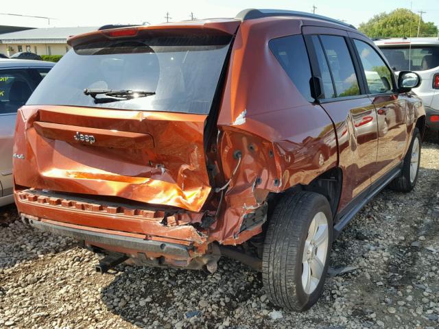 1C4NJDBB5CD633048 - 2012 JEEP COMPASS SP ORANGE photo 4