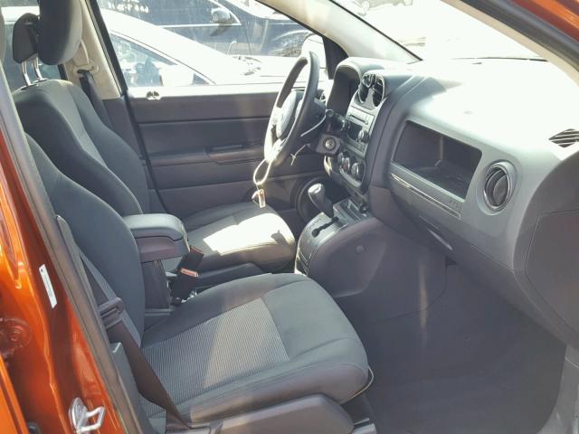 1C4NJDBB5CD633048 - 2012 JEEP COMPASS SP ORANGE photo 5