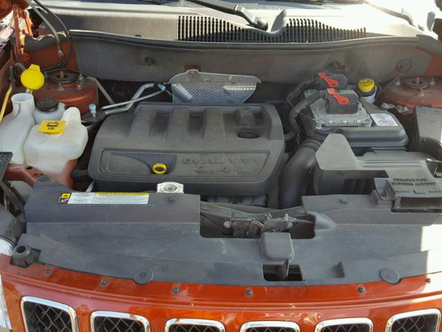 1C4NJDBB5CD633048 - 2012 JEEP COMPASS SP ORANGE photo 7