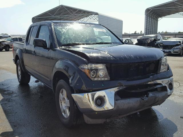 1N6AD07U66C449771 - 2006 NISSAN FRONTIER C BLACK photo 1