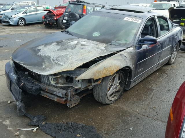 1G2WR52192F122668 - 2002 PONTIAC GRAND PRIX BLUE photo 2