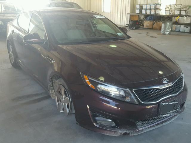 5XXGM4A79EG281114 - 2014 KIA OPTIMA LX MAROON photo 1