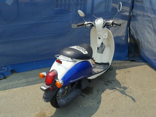 JH2AF60007K501627 - 2007 HONDA CHF50 BLUE photo 4