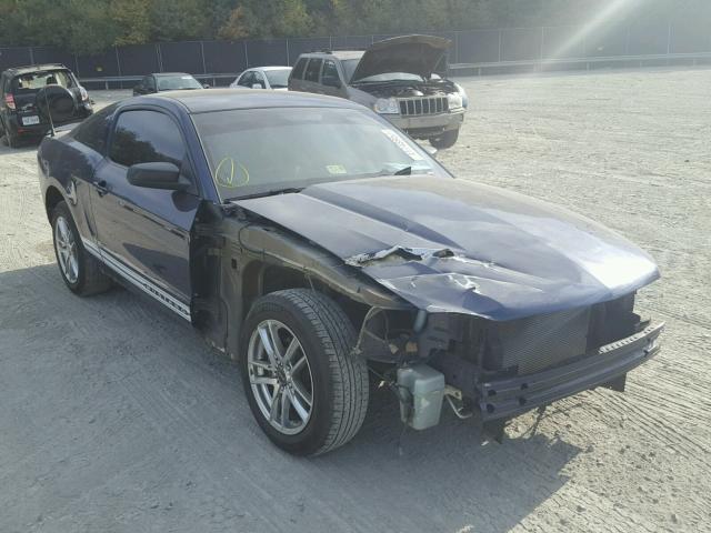 1ZVBP8AN1A5163531 - 2010 FORD MUSTANG BLUE photo 1
