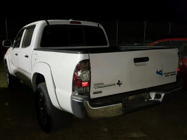 3TMJU4GN5AM107965 - 2010 TOYOTA TACOMA WHITE photo 3