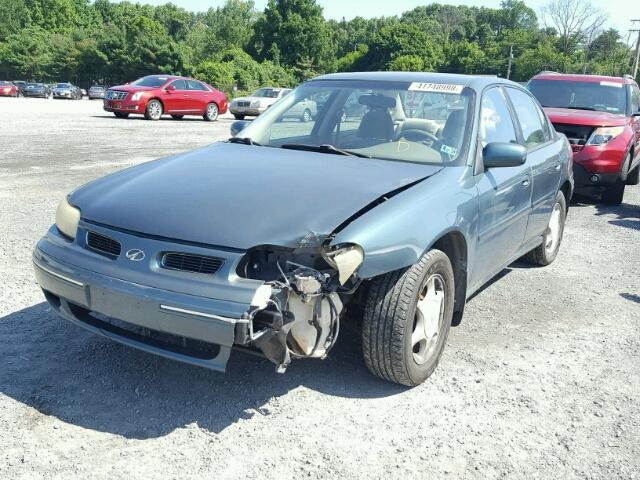 1G3NB52J3X6326661 - 1999 OLDSMOBILE CUTLASS GL GREEN photo 2