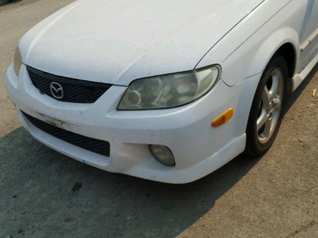 JM1BJ245821531659 - 2002 MAZDA PROTEGE PR WHITE photo 9